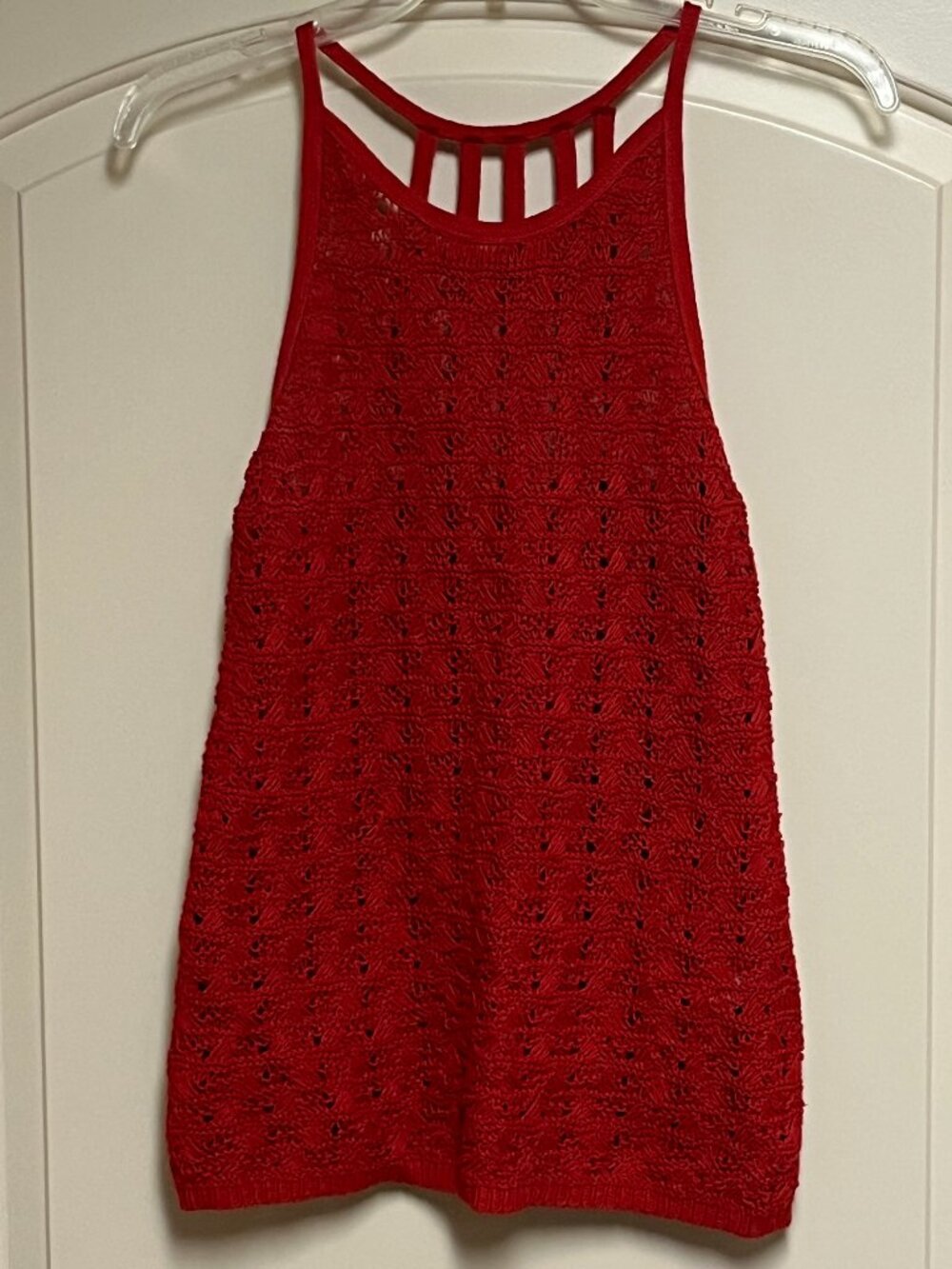 Lucky Brand Women's Red Tank Top Dressy Size S